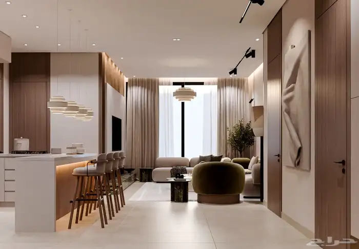 تصميم داخلي متكامل و واجهات فلل مع المخططات التنفيذية كاملة 82