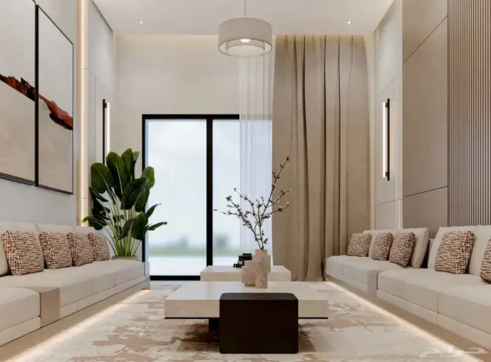 تصميم داخلي متكامل و واجهات فلل مع المخططات التنفيذية كاملة 49