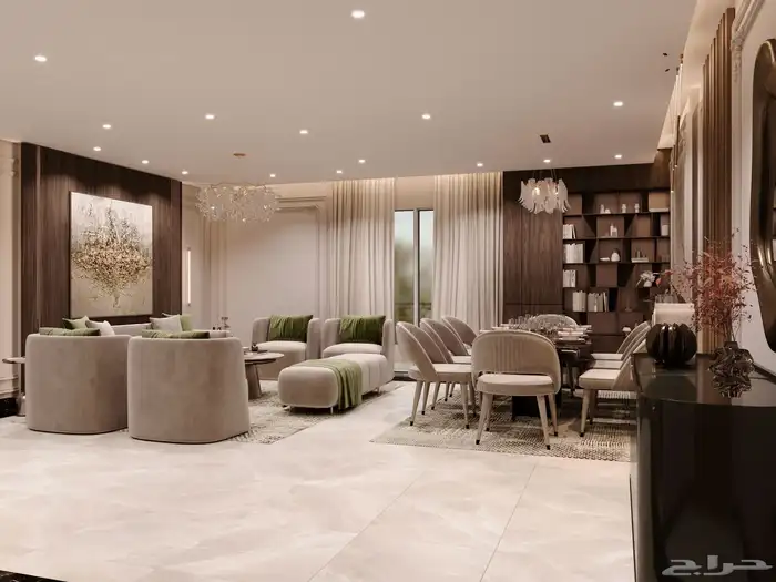 تصميم داخلي متكامل و واجهات فلل مع المخططات التنفيذية كاملة 35