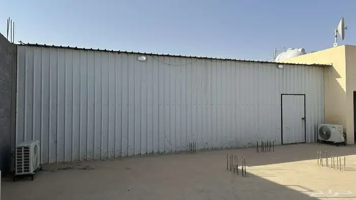 مستودع حديد زنك مع رفوف للبيع 0