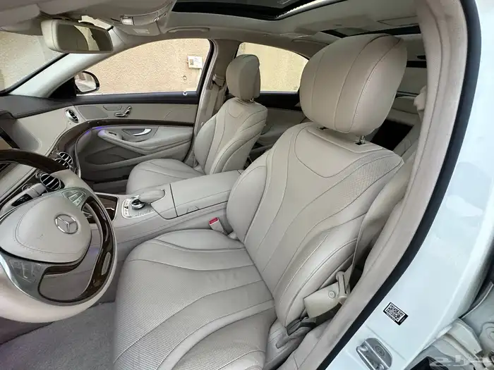 مرسيدس S400 ابيض لؤلؤي بدي وكاله ماشي 132 الف 23