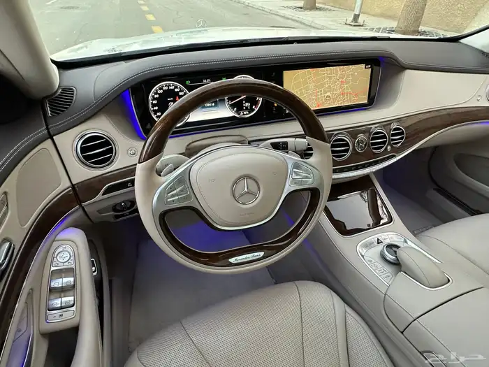مرسيدس S400 ابيض لؤلؤي بدي وكاله ماشي 132 الف 15