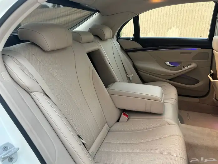 مرسيدس S400 ابيض لؤلؤي بدي وكاله ماشي 132 الف 11
