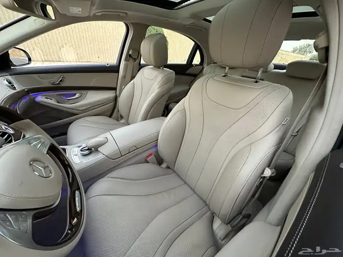 مرسيدس S400 ابيض لؤلؤي بدي وكاله ماشي 132 الف 35
