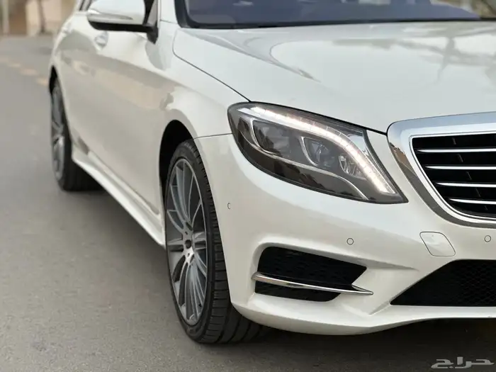 مرسيدس S400 ابيض لؤلؤي بدي وكاله ماشي 132 الف 29