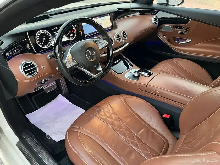 مرسيدس ( S500 ) كوب موديل 2015 ممشى قليل شبه جديد 19