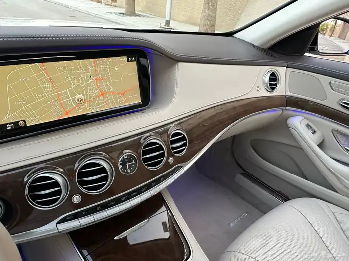 مرسيدس S400 ابيض لؤلؤي بدي وكاله ماشي 132 الف 21