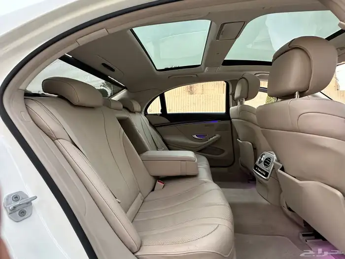 مرسيدس S400 ابيض لؤلؤي بدي وكاله ماشي 132 الف 8