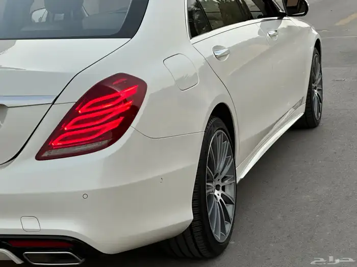 مرسيدس S400 ابيض لؤلؤي بدي وكاله ماشي 132 الف 33