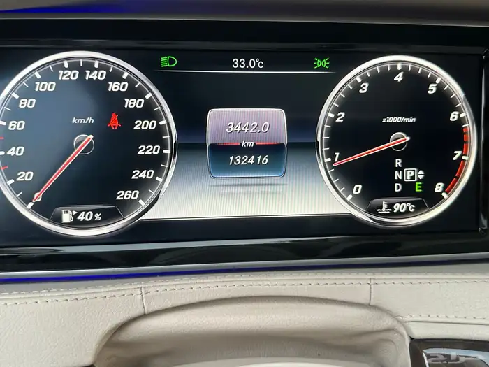 مرسيدس S400 ابيض لؤلؤي بدي وكاله ماشي 132 الف 22