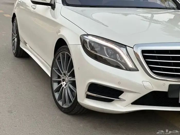 مرسيدس S400 ابيض لؤلؤي بدي وكاله ماشي 132 الف 40