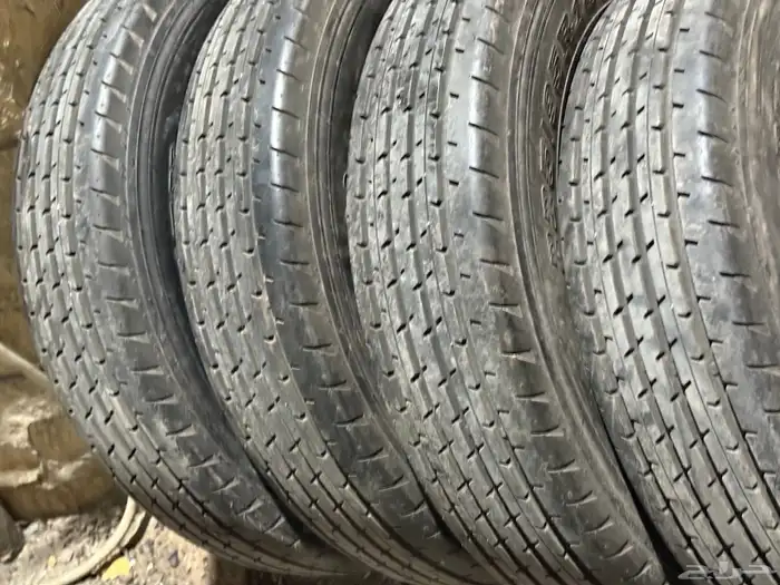 حبيت اعرض لكم اربعه كفرات شاهين شبه الجديد مقاس 16-95-225 6