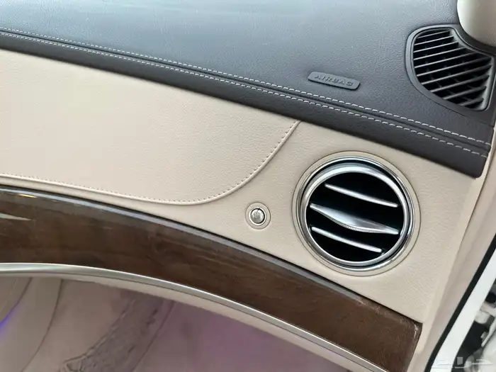 مرسيدس S400 ابيض لؤلؤي بدي وكاله ماشي 132 الف 13