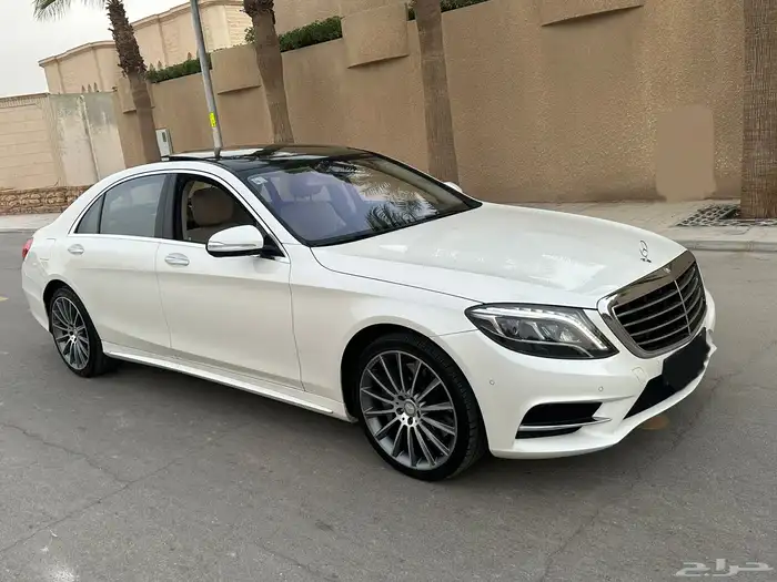 مرسيدس S400 ابيض لؤلؤي بدي وكاله ماشي 132 الف 31