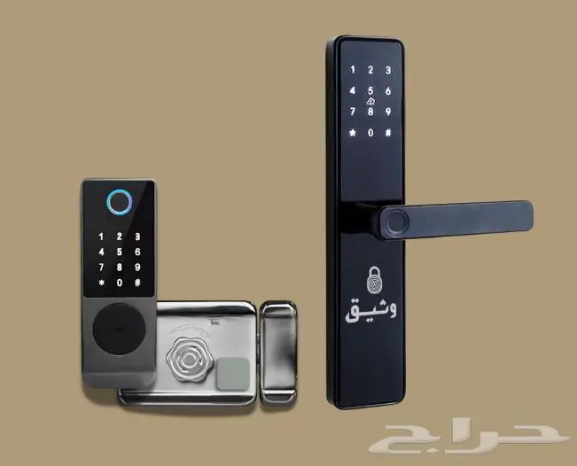 قفل ذكي وثيق - بصمة بطاقة WiFi جوال - عمل سعودي 0
