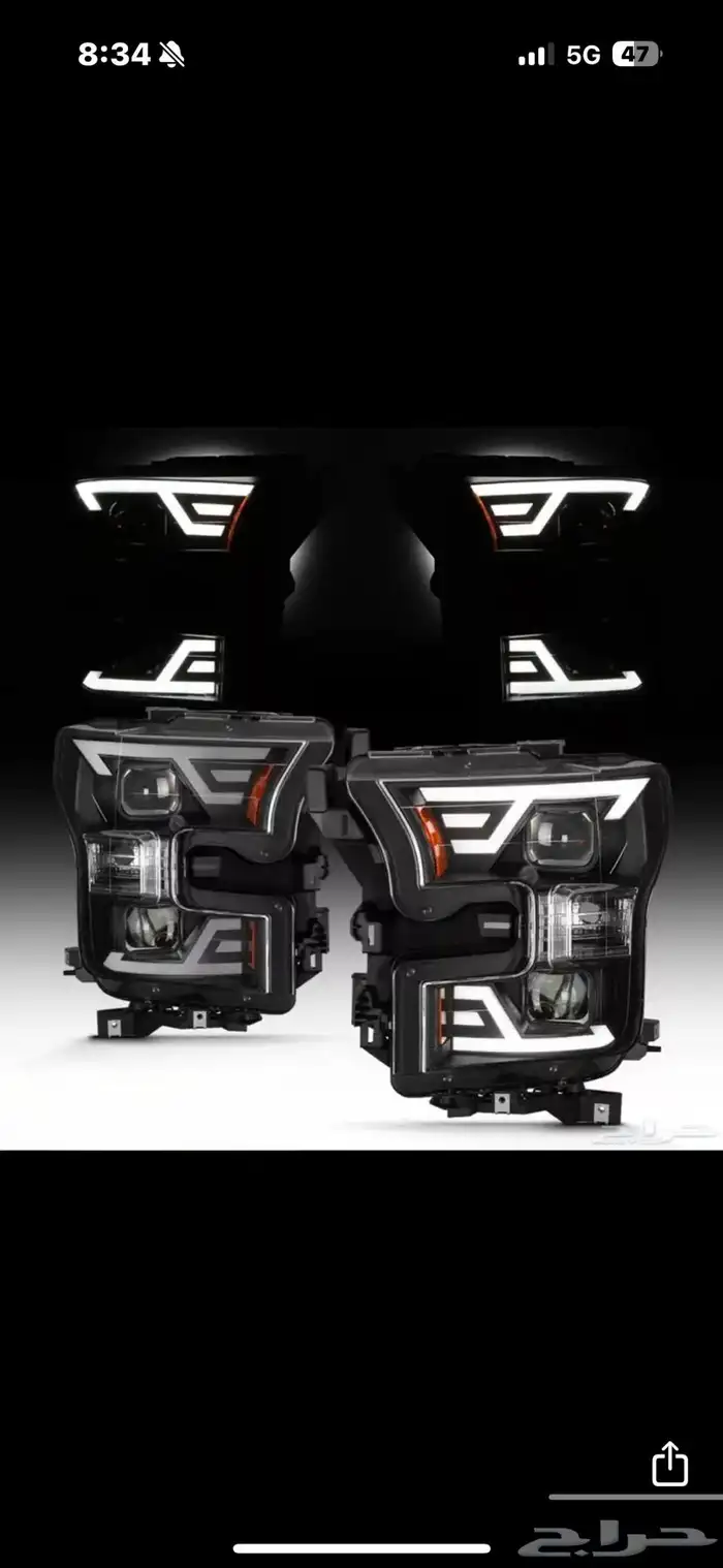 شمعات ليد فورد f150 موديل 2015-2017 1