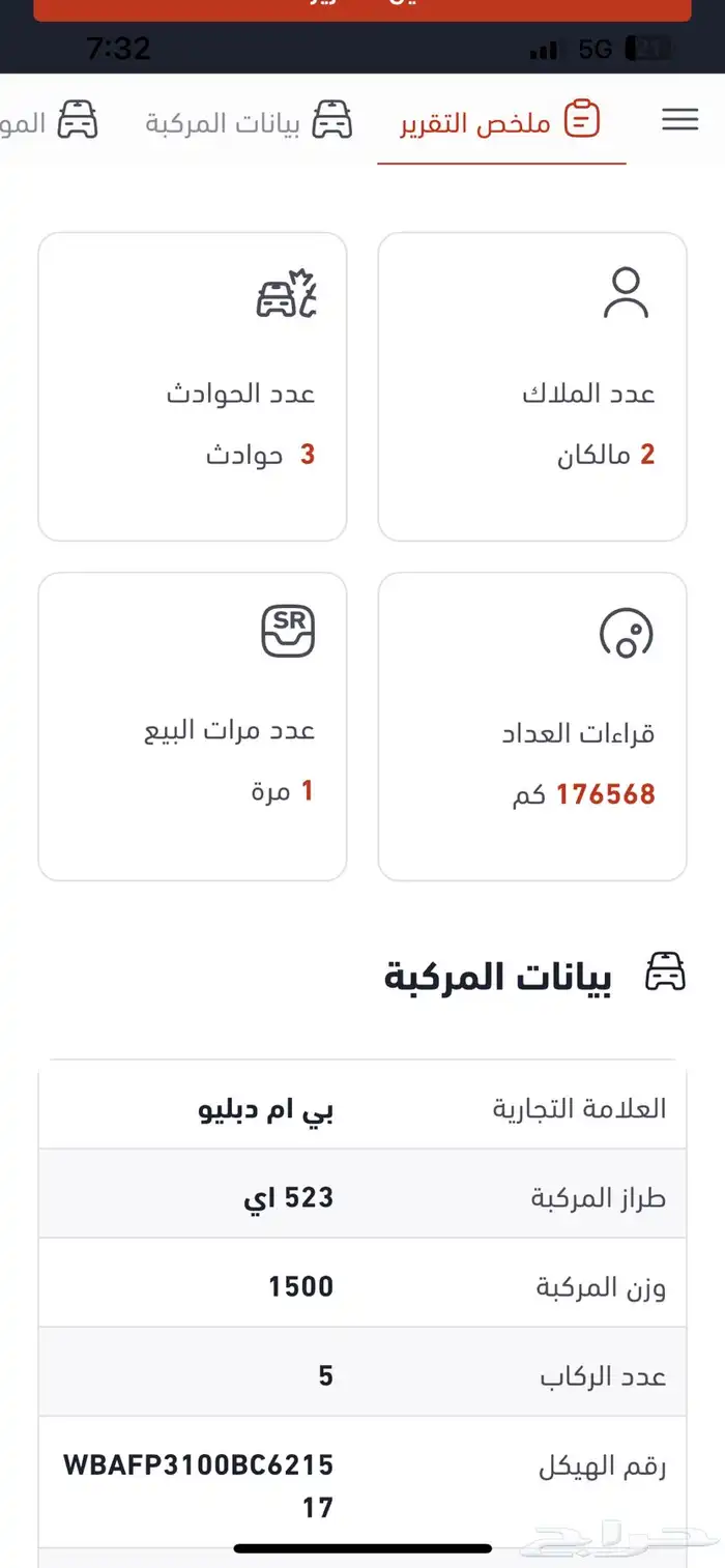 للبيع بي ام الفئه الخامسة 24