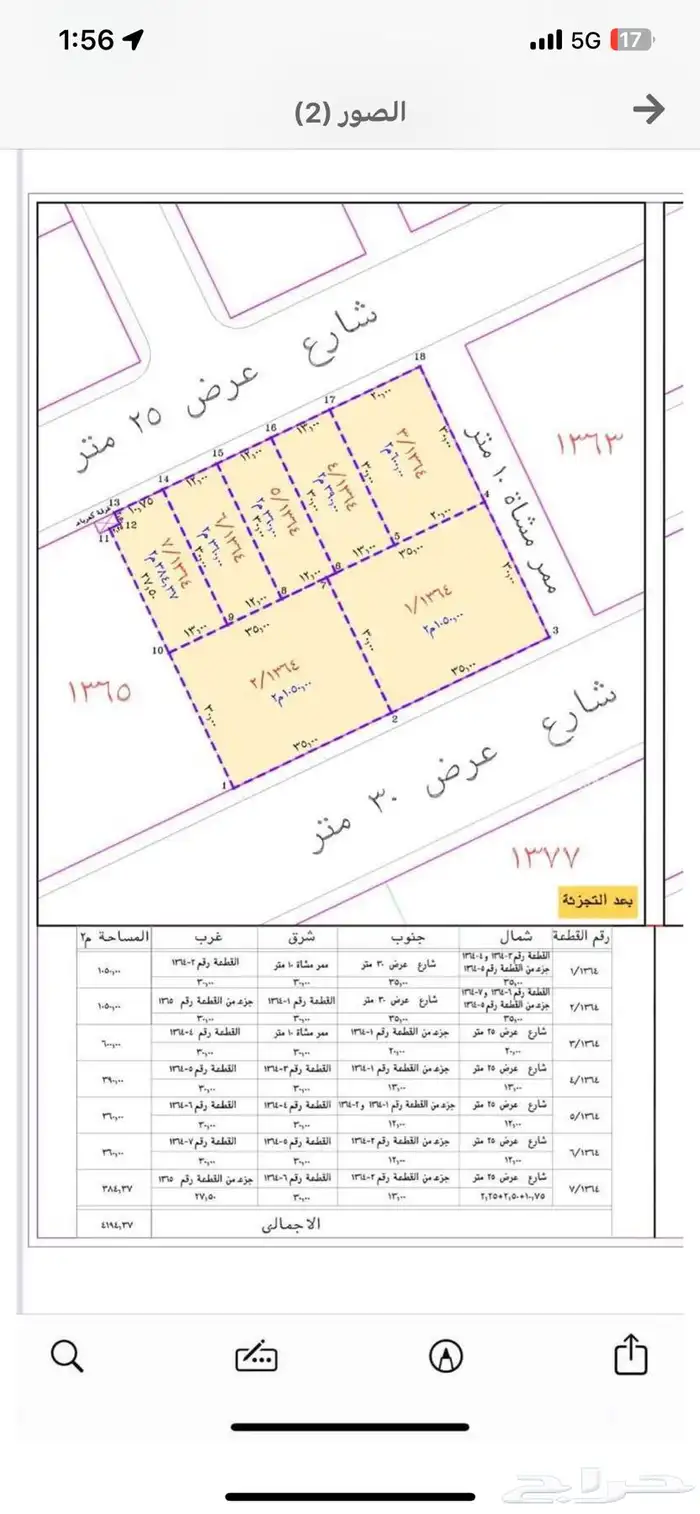 ارارضي للبيع تجاري وسكني بحي الرمال 0