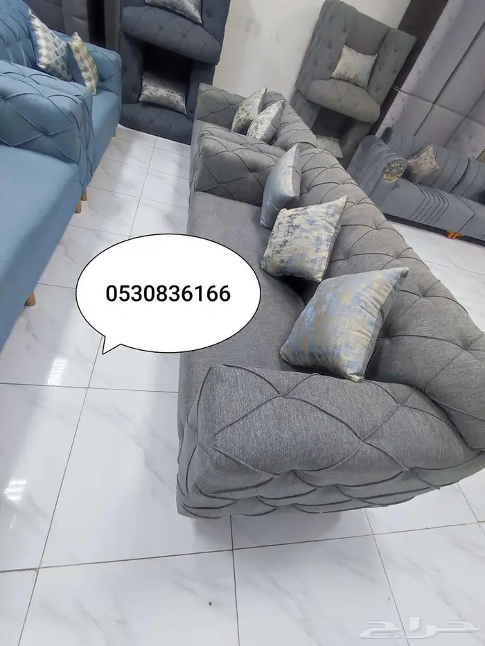 كنب جديد جاهز بالرياض 6