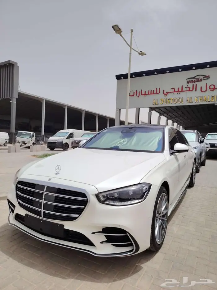 مرسيدس S500 2021 AMG اس 500 لون ابيض استخدام شخصي جفالي 1