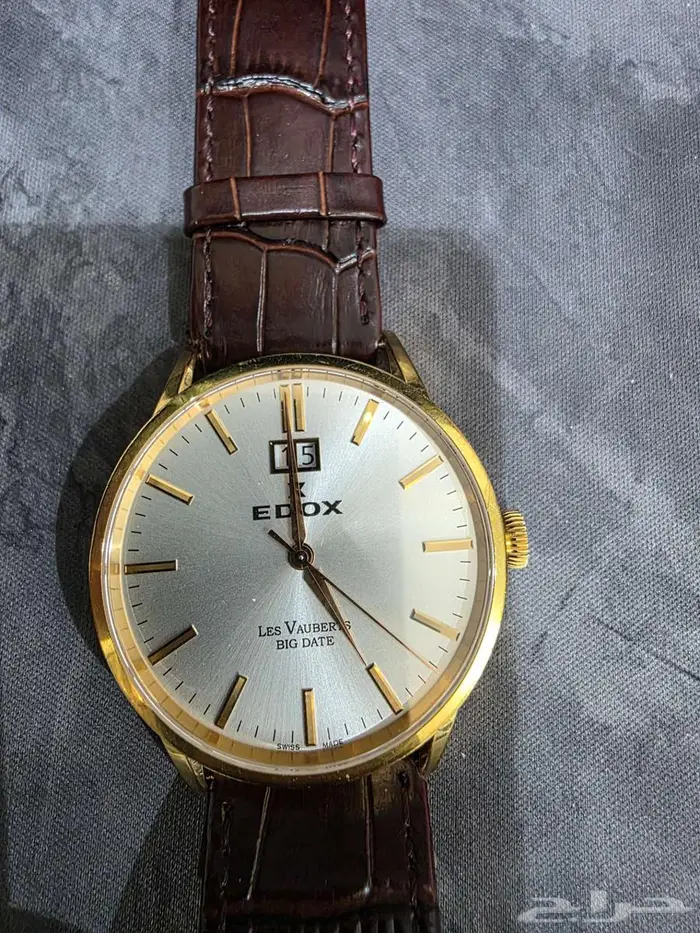 للبيع ساعة ماركة Edox Les Vauberts Big Date 1