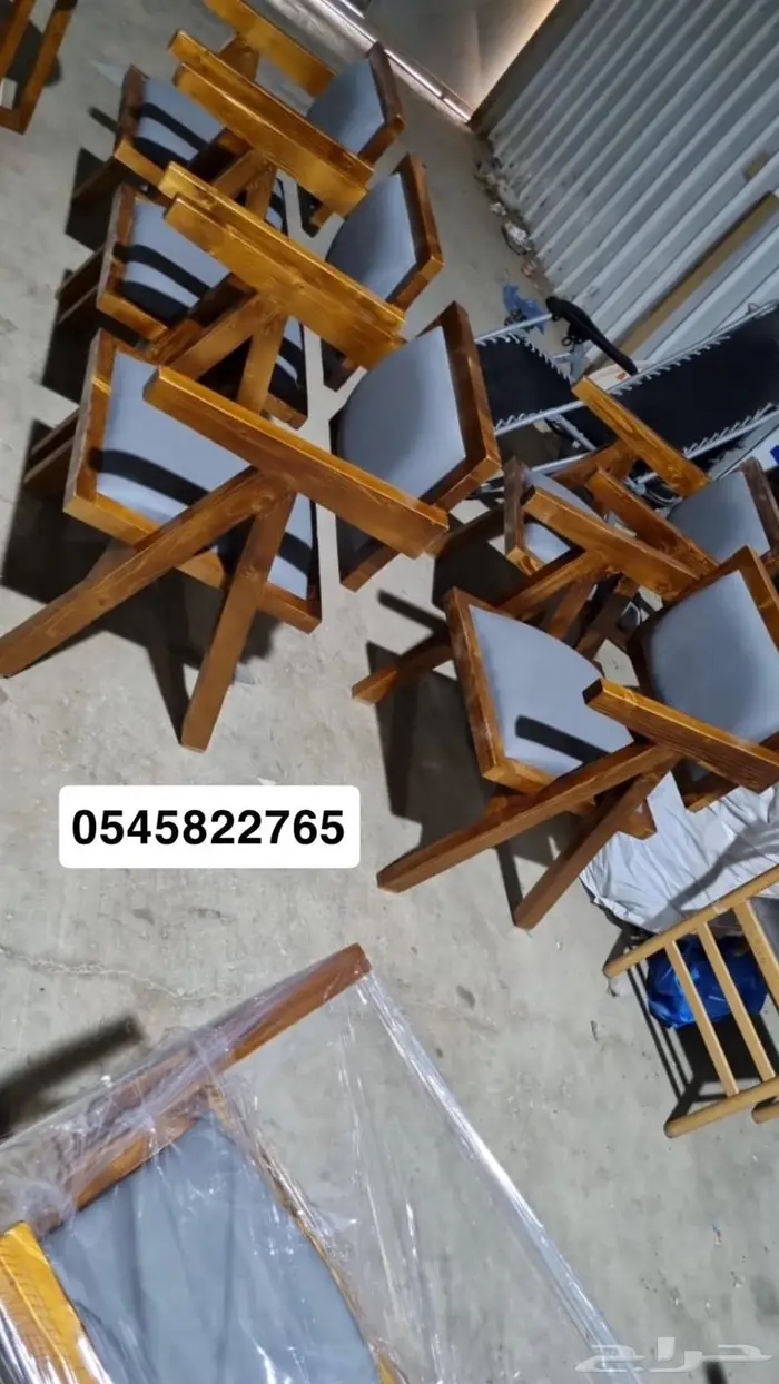 كراسي كوفيهات خشب سويدي 10