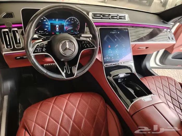 مرسيدس S500 2021 AMG اس 500 لون ابيض استخدام شخصي جفالي 22