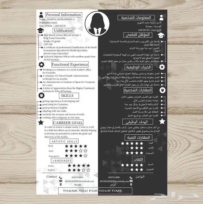 تصميم سيرة ذاتية سيفي باسعار منافسة 10