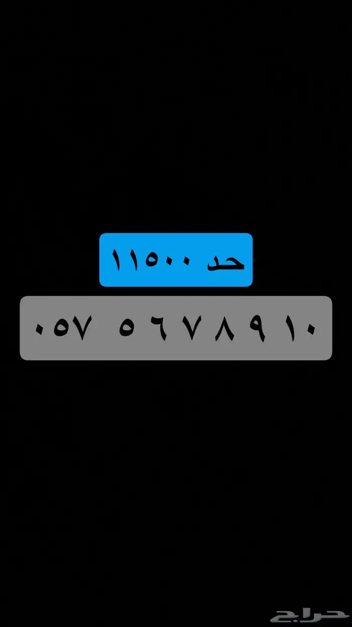 رقم مميز متسلسل كامل نادر .. 0