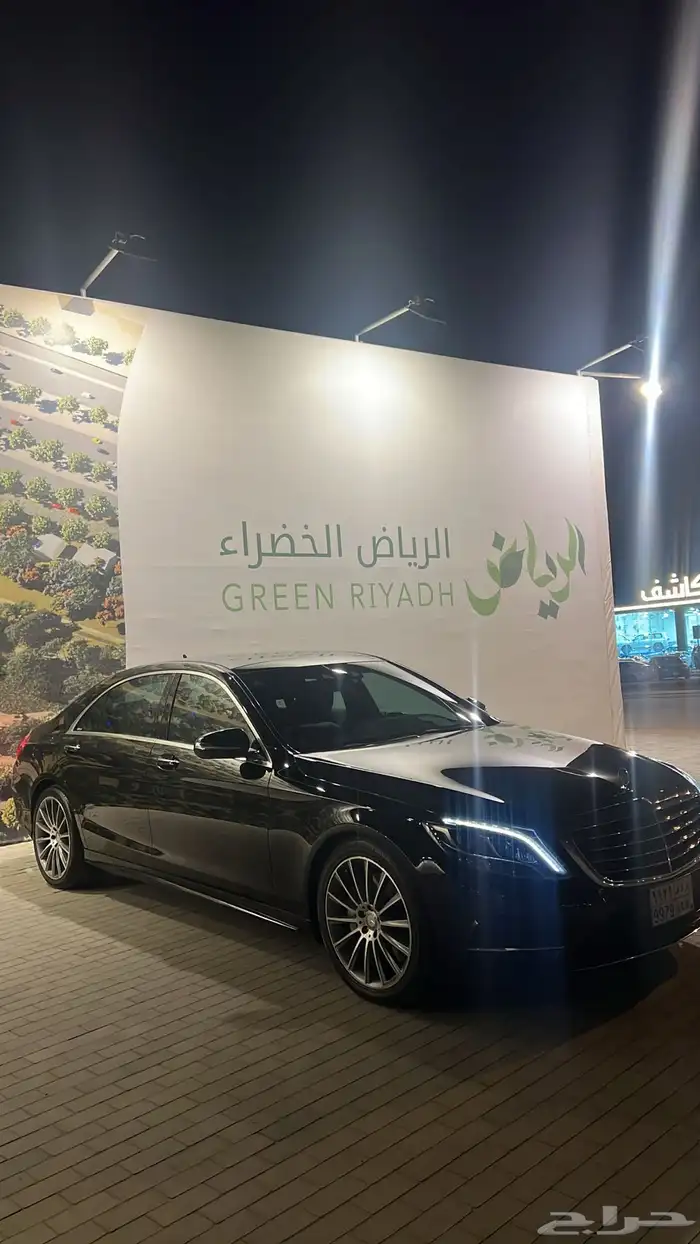 مرسيدس s400 2016 وكاله اسود ملكي 7