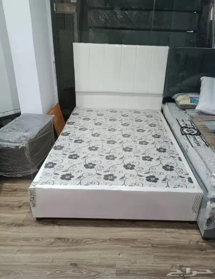 medium size bedframe comforter and pillow mattress availabl 0