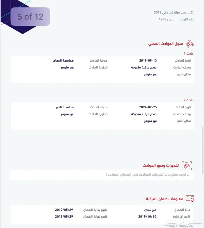 جيب جراند شيروكي اوفرلاند 2012 10