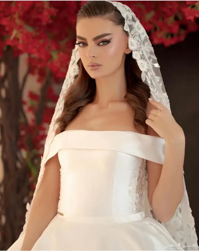 فستان زفاف فخم ونظيف من المصممه ساره القسامي 4