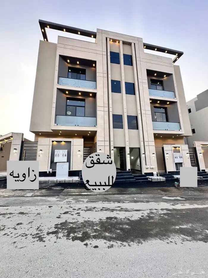 للبيع شقق علويه فاخره وسيعه بسطح خاص مصعد شغال المحاله 0