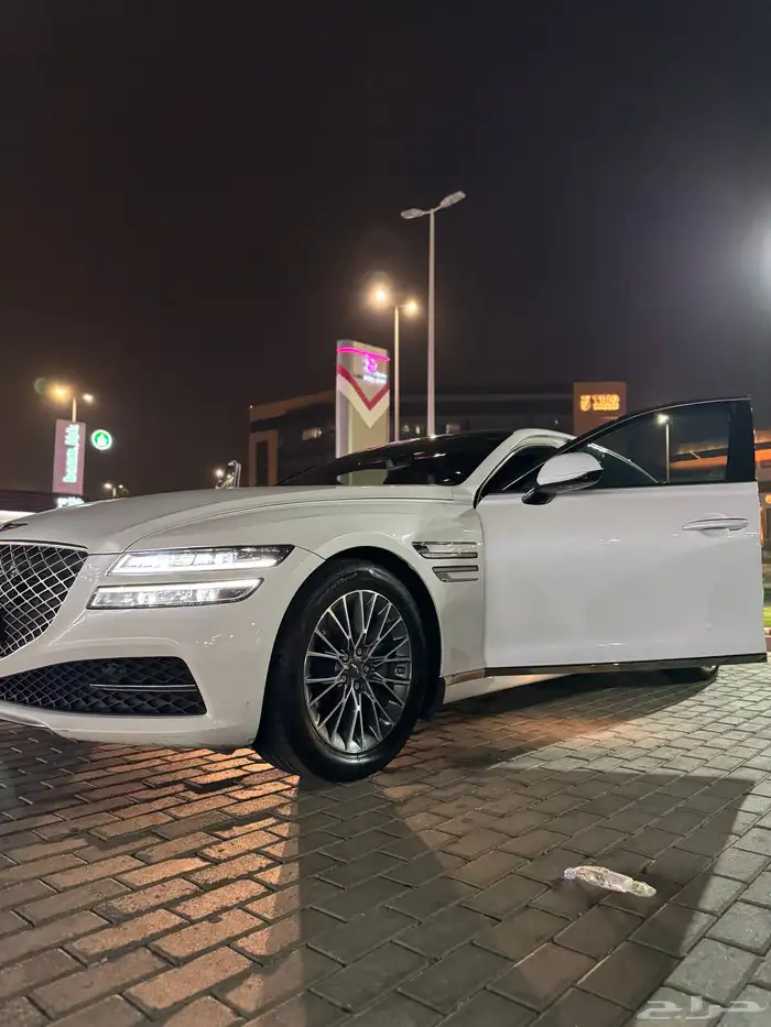 جينيسيس G80 ( سعودي ) ناغي موديل 2022 فئة برسيتج ممشى 93000 22