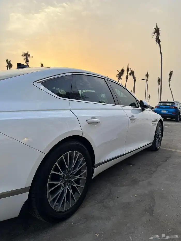 جينيسيس G80 ( سعودي ) ناغي موديل 2022 فئة برسيتج ممشى 93000 17