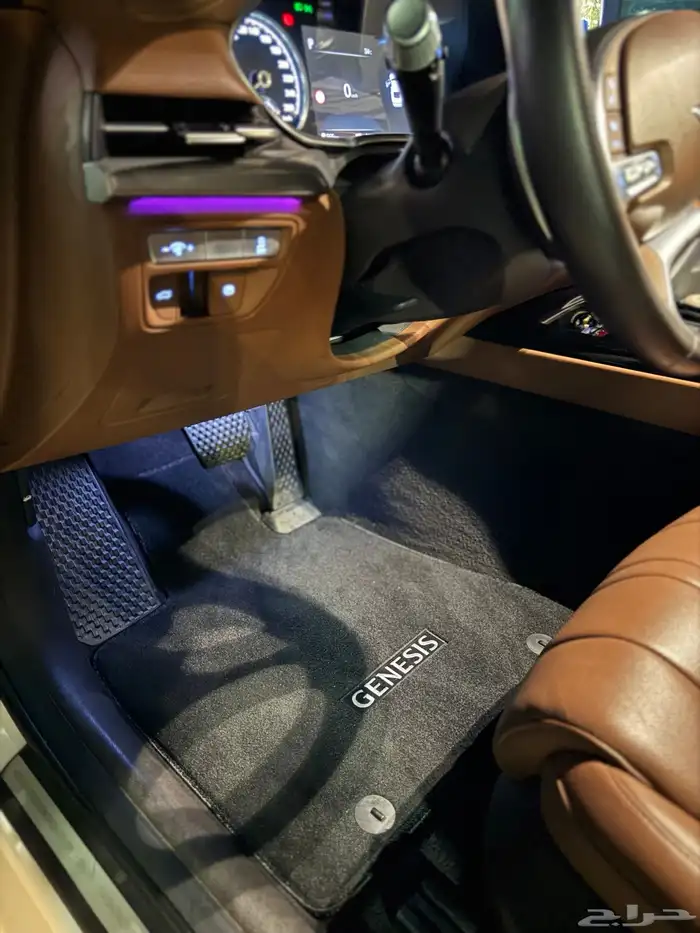 جينيسيس G80 ( سعودي ) ناغي موديل 2022 فئة برسيتج ممشى 93000 20