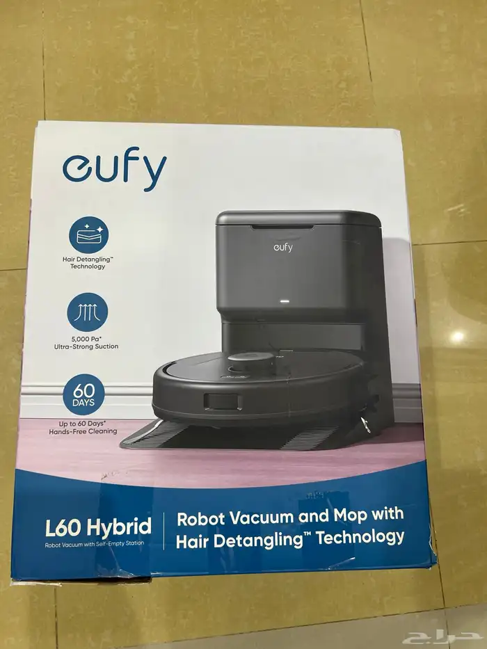 مكنسة روبوت جديدة بالكرتون eufy L60 0