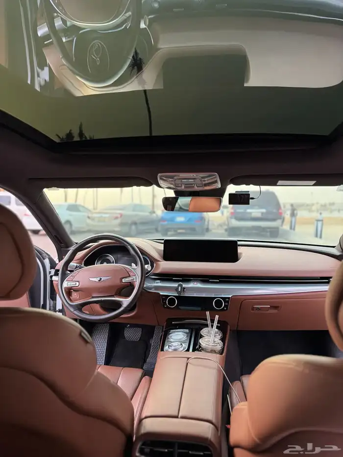 جينيسيس G80 ( سعودي ) ناغي موديل 2022 فئة برسيتج ممشى 93000 12