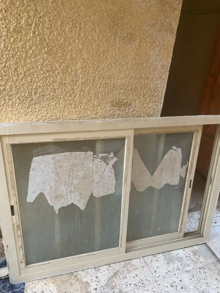 للبيع 5 شباك المنيوم درايش سنجل مستخدمين وباب سحاب جلد 2