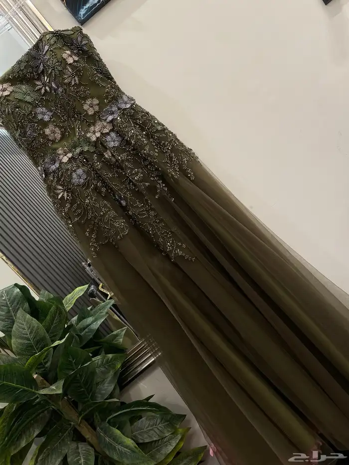 فستان سهرة زيتي 1