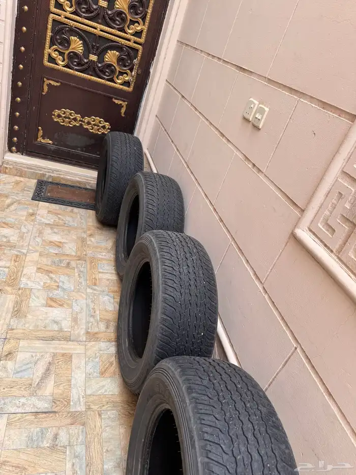 للبيع كفرات دنلوب مقاس 18 14