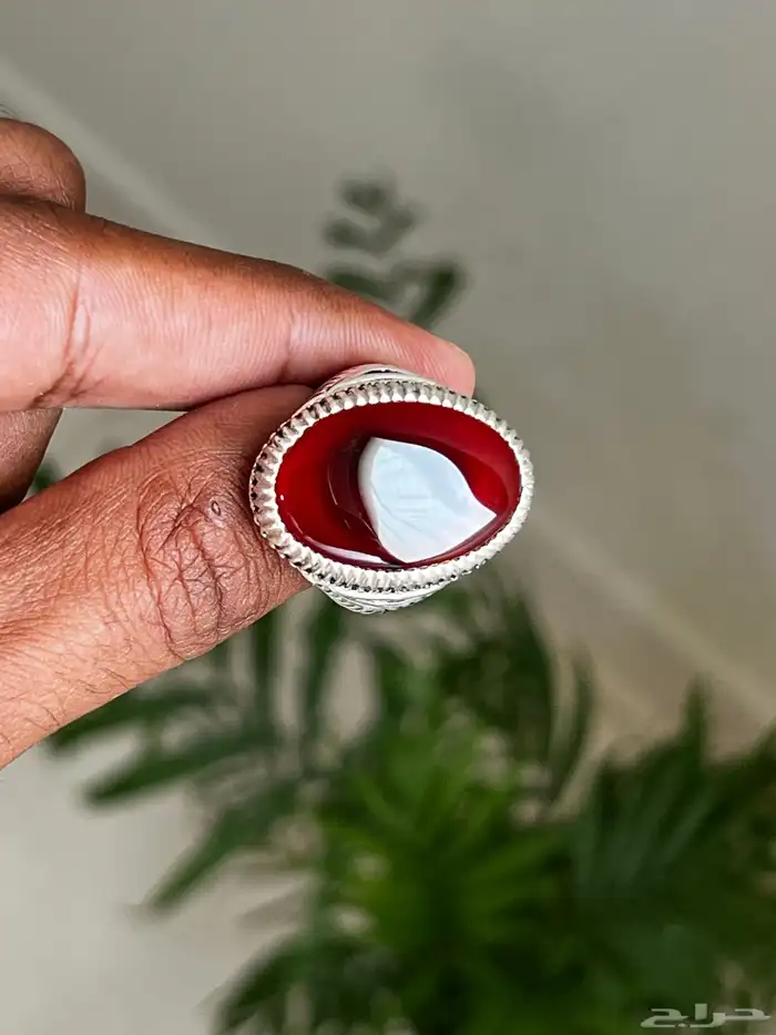خاتم عقيق احمر ( تم البيع ) 0