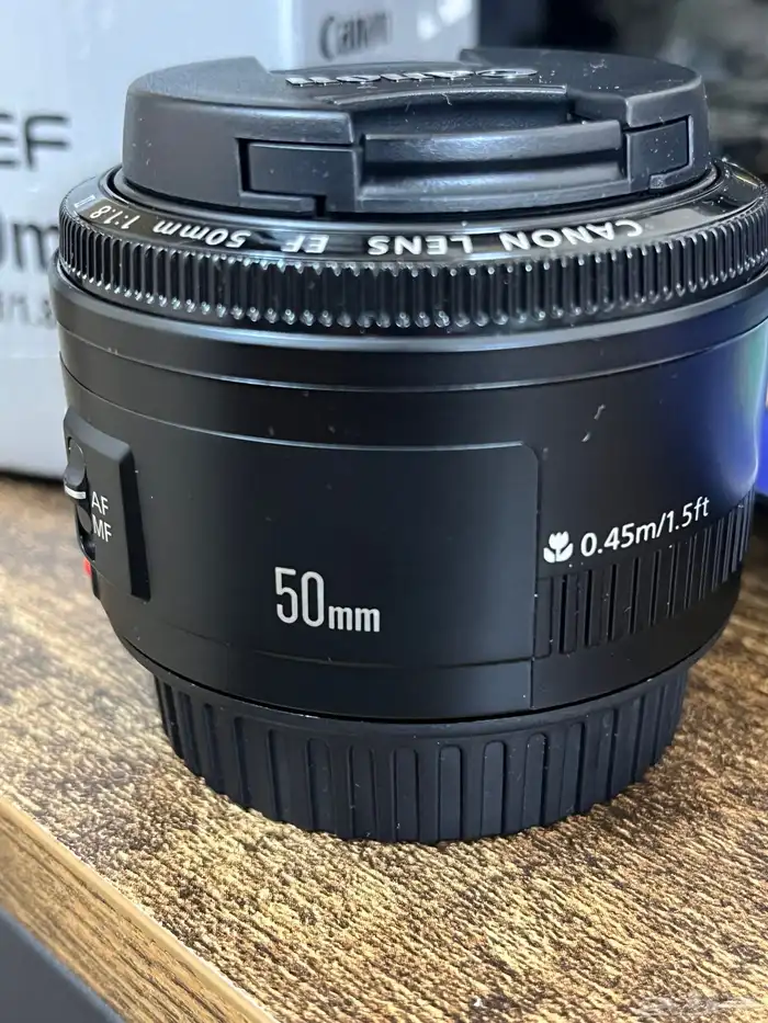 عدسة canon ef 50mm شحن لجميع مدن المملكة 1