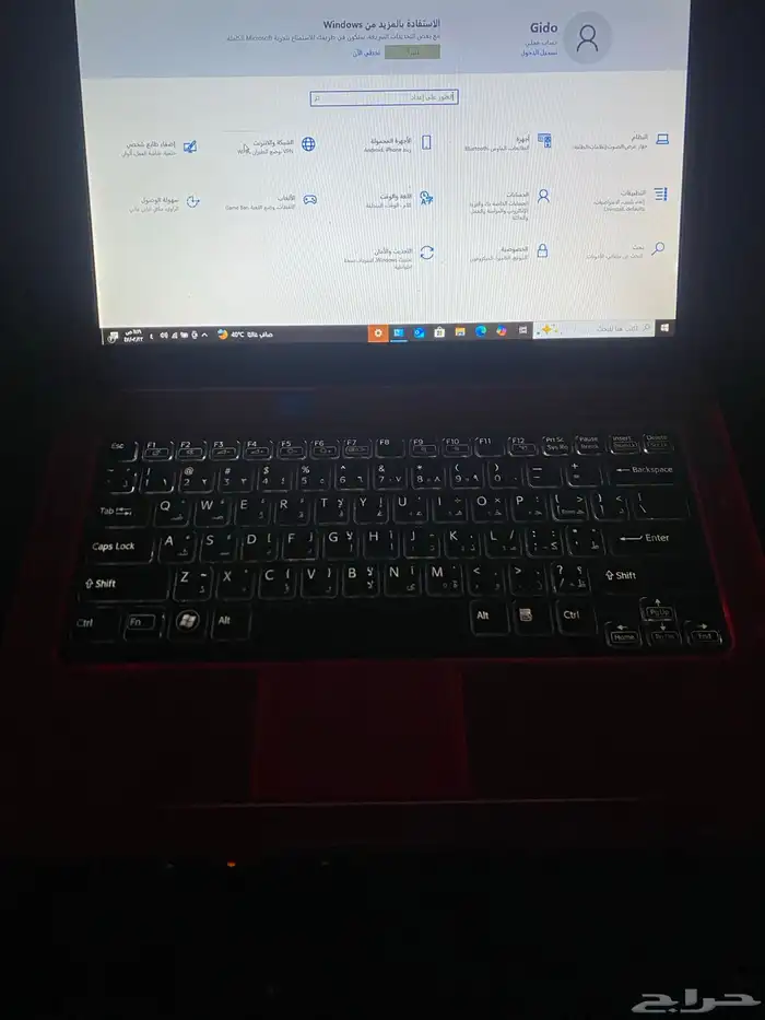لاب توب سوني corei5 نظيف لون مميز 5