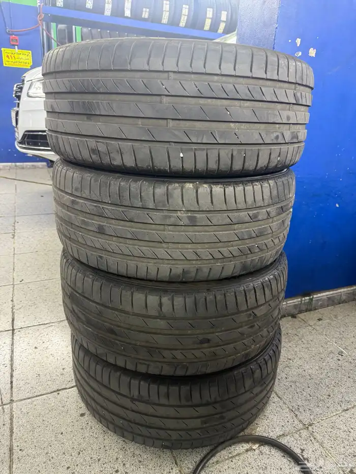 كفرات مستخدمه شبه جديد مقاس 18 10