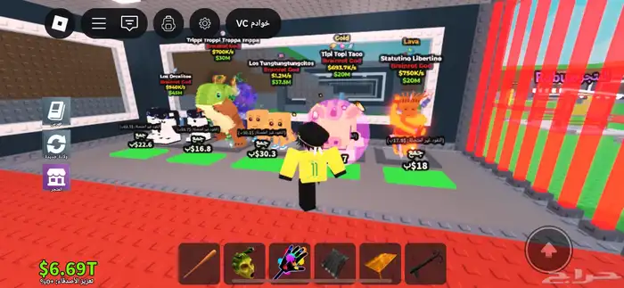 حساب روبلوكس فيه الرجل 5