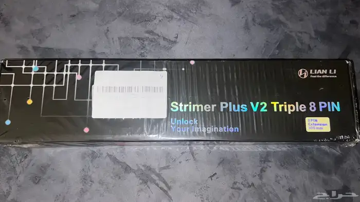 كيبل كرت شاشة Lian li strimer plus v2 triple 8 pin (3x8pin) 5