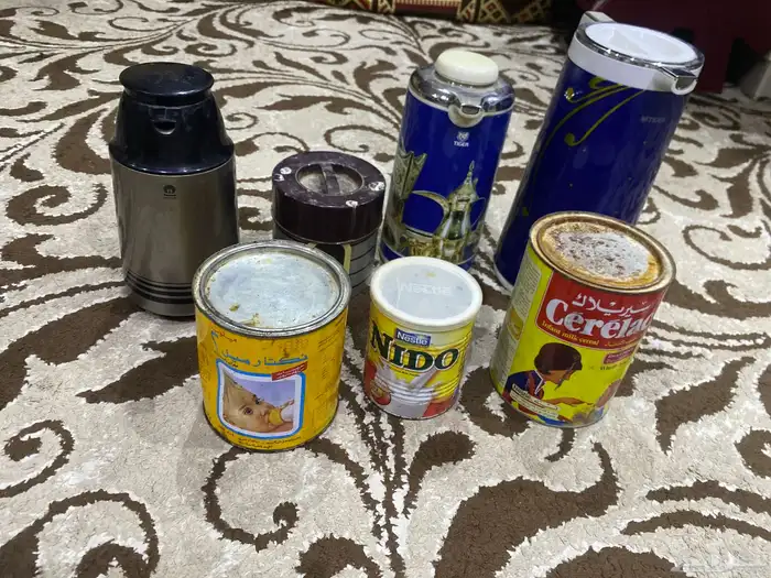 تراث علب و زمزمية اللبيع قديمه 2