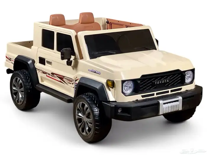 سيارة أطفال بتصميم شاص تويوتا بمحركين - سياره ركوب للأطفال 24